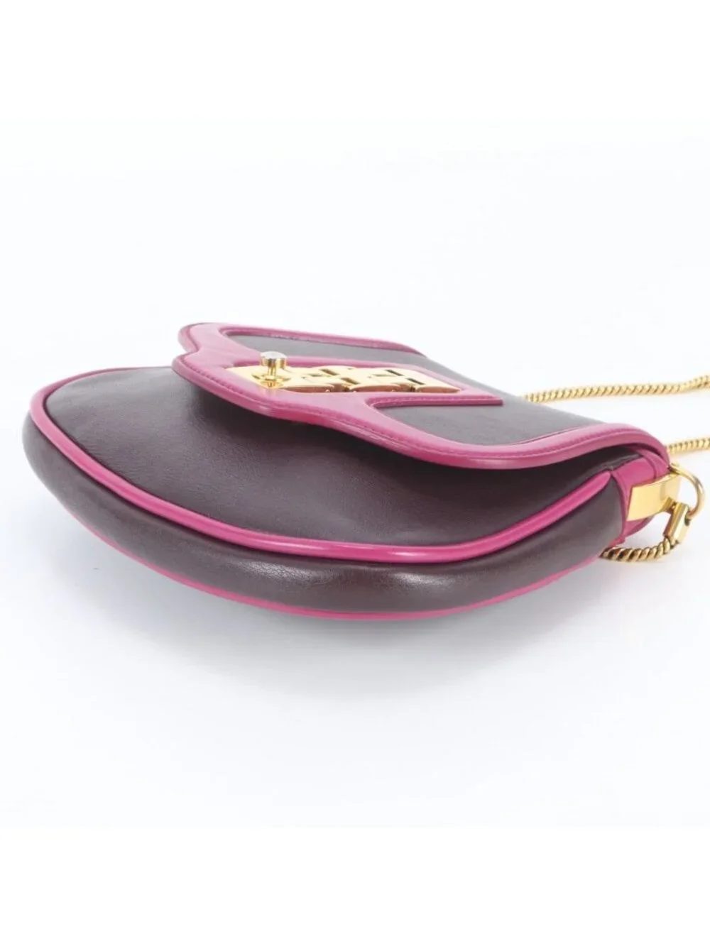 Louis Vuitton Art Deco Trapezio Chain Leather Shoulder Bag